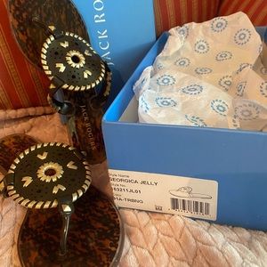 Jack Rogers georgica jelly sandals / flip flops